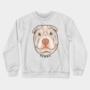 Gemma with Name Cartoonish Art Crewneck Sweatshirt